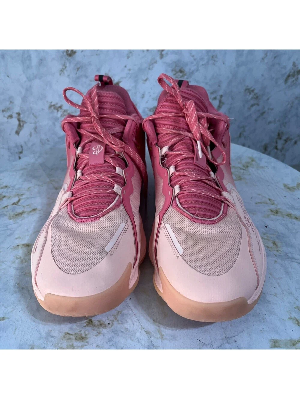 Adidas Dame 7 EXTPLY DOLLA Mens Size 16 Basketball Shoes Pink Athletic Sneakers